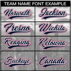 White Navy-White Chicago City Skyline Baseball Jersey 3
