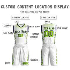 White Navy-White Graffiti Oblique Bar Basketball Jersey 3