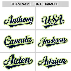 White Neon Green Edge Color Block Authentic Baseball Jersey 3