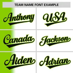 White Neon Green Pinstripe Gradient Baseball Jersey 3