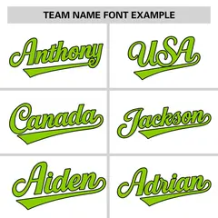 White Neon Green Raglan Sleeve Authentic Baseball Jersey 3