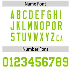 White Neon Green Square Neckline Football Jersey 4