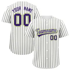 White Neon Green Tricolor Stripe Baseball Jersey 1
