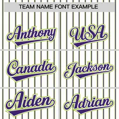 White Neon Green Tricolor Stripe Baseball Jersey 3