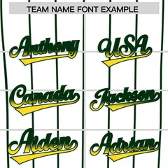 White Oakland City Silhouette Baseball Jersey 3