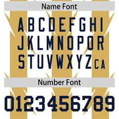 White Old Gold Razr Stripe Graffiti Flag Football Jersey 4