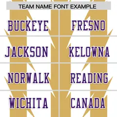 White Old Gold Razr Stripe Graffiti Flag Football Jersey 3