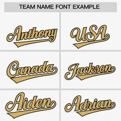White Old Gold Star Ribbing Authentic Baseball Jersey 3