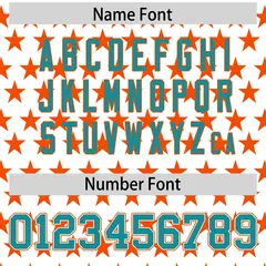 White Orange American Flag Graffiti Pattern Baseball Jersey 4
