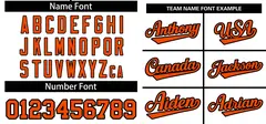 White Orange Authentic Pullover Baseball Jersey 3