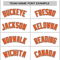 White Orange-Black Classic Men's Basketball Jersey 3