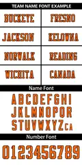 White Orange-Black Classic Mesh Authentic Football Jersey 3