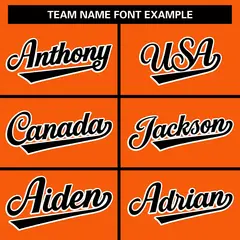White Orange-Black Color Block Letterman Full-Snap Baseball Jacket 5
