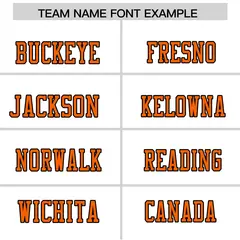 White Orange-Black Color Block Raglan Football Jersey 3