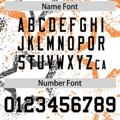 White Orange-Black Star Pattern Authentic Football Jersey 4