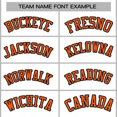 White Orange-Black Varsity Full-Snap Letterman Jacket 3
