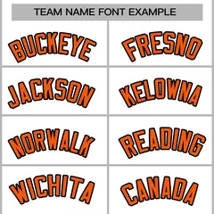 White Orange-Black Varsity Full-Snap Letterman Jacket 5