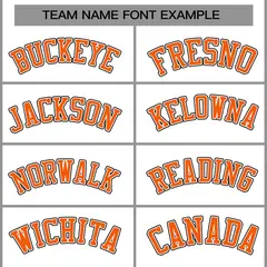 White Orange-Black Varsity Full-Snap Letterman Jacket 5