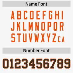 White Orange-Brown Raglan Side Pattern Football Jersey 4