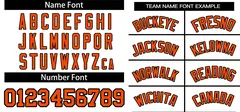 White Orange Classic Authentic Pullover Baseball Jersey 3