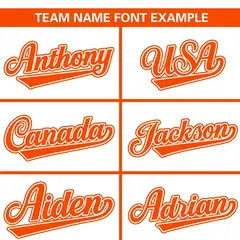 White Orange Color Block Raglan Sleeves Baseball Jersey 3