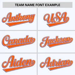 White Orange Color Block Varsity Raglan Letterman Jacket 3