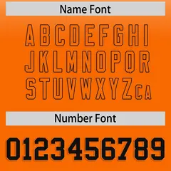 White Orange Gradient Fashion Authentic Football Jersey 4