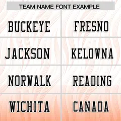 White Orange Gradient Outdoor Flag Football Jersey 3