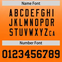 White Orange Gradient Outdoor Football Jersey 4
