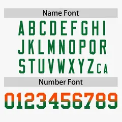 White Orange Kelly Green Gradient Side Baseball Jersey 4