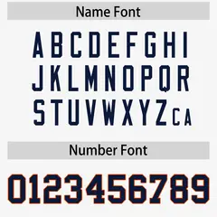 White Orange-Navy Raglan Sleeves Side Pattern Football Jersey 4