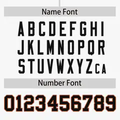 White Orange Phonetic Rhythm Authentic Baseball Jersey 4