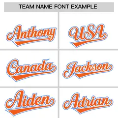 White Orange Powder Blue Split Raglan Baseball Hoodie Jersey 3