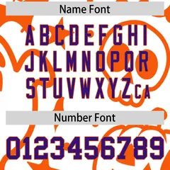 White Orange Purple Halloween Bats Pumpkins Ghost Letterman Jacket 4