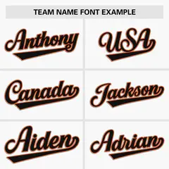 White Orange Raglan Sleeves Authentic Baseball Jersey 3