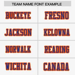 White Orange-Royal Raglan Side Pattern Football Jersey 3