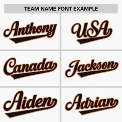 White Orange Thorns Ribbed Authentic Classic Baseball Jersey 3
