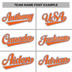 White Orange-White Raglan Varsity Full-Snap Letterman Jacket 3