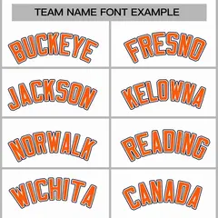 White Orange-White Raglan Varsity Full-Snap Letterman Jacket 3