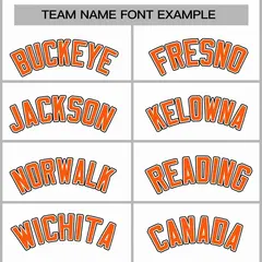 White Orange-White Raglan Varsity Full-Snap Letterman Jacket 3