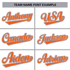 White Orange-White Raglan Varsity Full-Snap Letterman Jacket 5