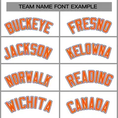 White Orange-White Raglan Varsity Full-Snap Letterman Jacket 5