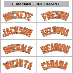 White Orange-White Varsity Full-Snap Letterman Jacket 3