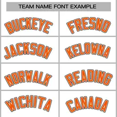White Orange-White Varsity Full-Snap Letterman Jacket 3