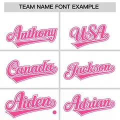 Women's White Pink Breast Cancer Awareness Pink Ribbon Baseball Jersey 3