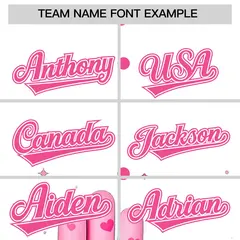 Women's White Pink Breast Cancer Awareness Pink Ribbon Baseball Jersey 3