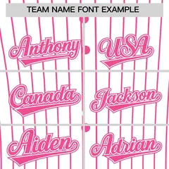 Women's White Pink Breast Cancer Awareness Pink Ribbon Baseball Jersey 3