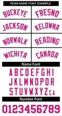 White Pink Classic Basketball Jersey 3