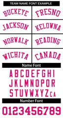 White Pink Classic Basketball Jersey 3