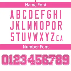 White Pink Classic Full Button Baseball Jersey 4